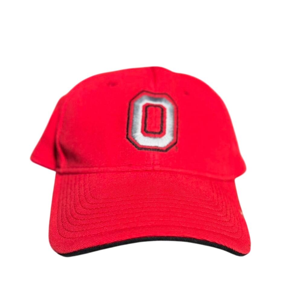 Ohio State Buckeyes Adjustable Hat Red Gray NCAA Strapback OSU